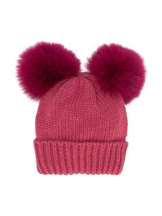 Woolrich Kids double pom pom beanie