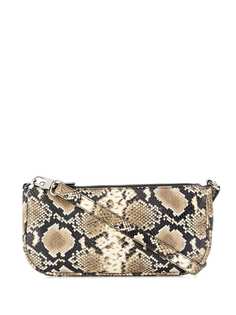 BY FAR snakeskin effect tote