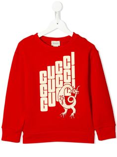 Gucci Kids толстовка с логотипом