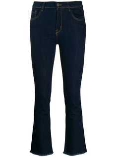 LAutre Chose укороченные джинсы с бахромой