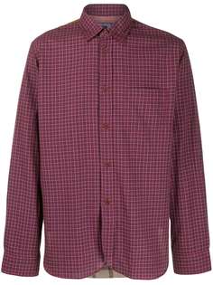 Junya Watanabe MAN клетчатая рубашка со вставками