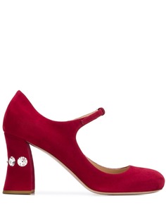Miu Miu туфли на скульптурном каблуке