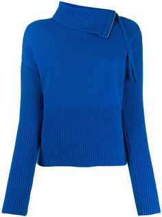 Odeeh folded neck jumper