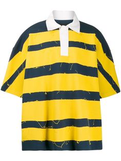 Botter полосатая рубашка-поло оверсайз