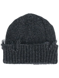 Maison Margiela distressed knit beanie