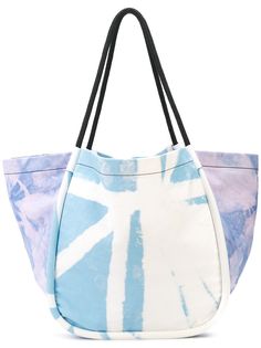 Proenza Schouler джинсовая сумка-тоут Xl с узором тай-дай
