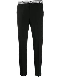 Ermanno Ermanno logo waistband trousers