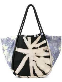 Proenza Schouler джинсовая сумка-тоут Xl с узором тай-дай