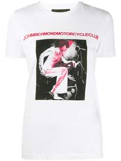 John Richmond футболка Ligon с фотопринтом