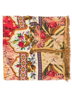Pierre-Louis Mascia платок с цветочной вышивкой