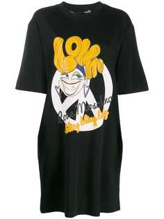 Love Moschino платье-футболка с графичным принтом