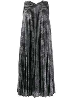 M Missoni плиссированное платье с узором зигзаг
