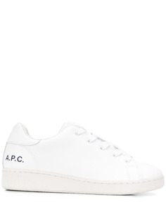 A.P.C. кроссовки с логотипом