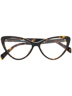 Moschino Eyewear солнцезащитные очки в оправе кошачий глаз