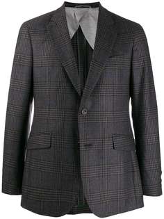 Hackett однобортный пиджак в клетку