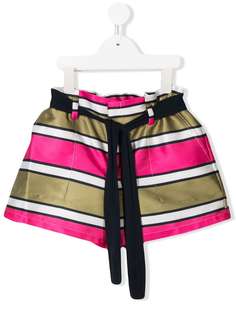 The Marc Jacobs Kids шорты средней посадки с полосками