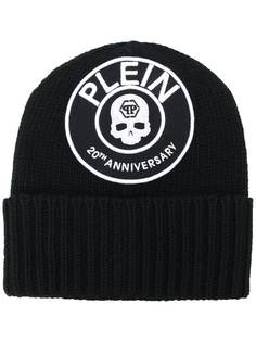 Philipp Plein шапка бини с нашивкой-логотипом