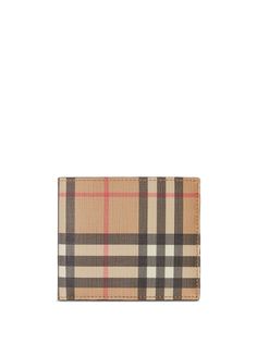 Burberry бумажник в клетку Vintage Check