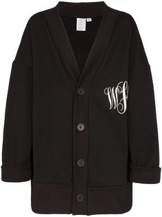 Vaquera oversized v-neck cardigan