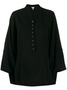 LOEWE блузка с объемными рукавами