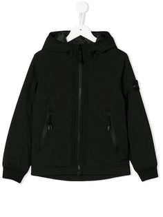 Stone Island Junior куртка на молнии с капюшоном