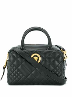 Versace стеганая сумка-тоут