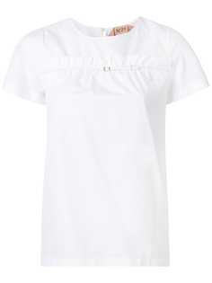 Nº21 рубашка с оборками и пряжками спереди