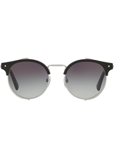 Valentino Eyewear солнцезащитные очки в оправе wayfarer с градиентными линзами