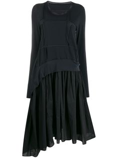 Rundholz Black Label платье с сетчатым воротником