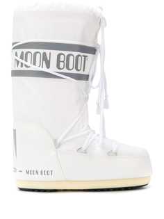 Moon Boot сапоги со шнурками и логотипом