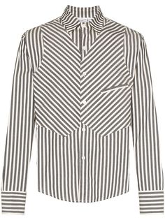 Vaquera Contrast Stripes Cotton Shirt