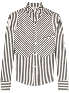 Vaquera Contrast Stripes Cotton Shirt
