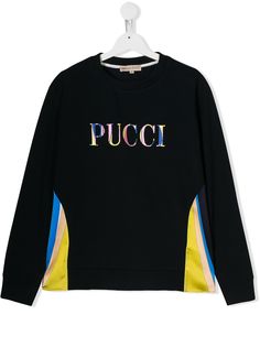 Emilio Pucci Junior толстовка со вставками