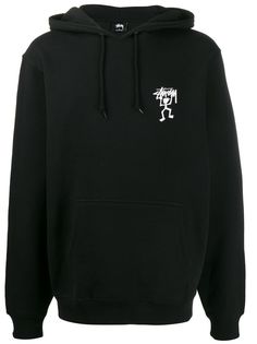 Stussy худи с принтом Warrior Man