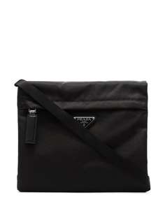 Prada большой мессенджер с откидным клапаном
