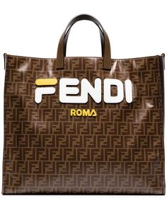 Fendi сумка-тоут с принтом Mania