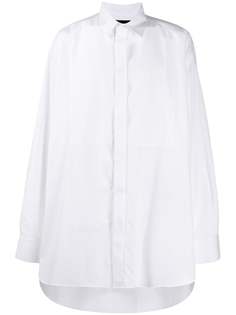 Ann Demeulemeester Grise рубашка оверсайз