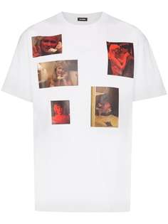 Raf Simons футболка с принтом