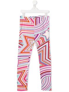 Emilio Pucci Junior легинсы со сплошным принтом