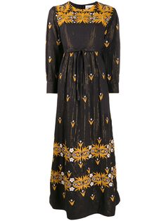 Antik Batik платье макси с вышивкой