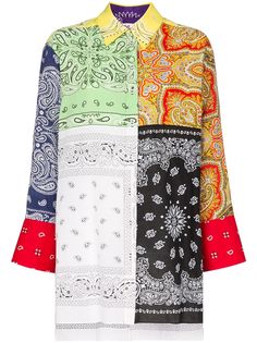 Rave Review electra scarf shirt