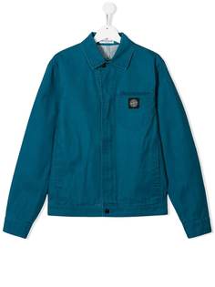 Stone Island Junior куртка со вставкой