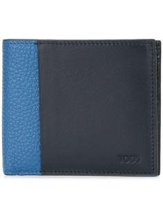 Tods бумажник с контрастной отделкой