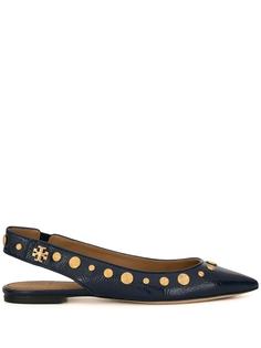 Tory Burch туфли Kira с ремешком на пятке и заклепками