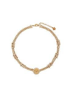 Versace колье Medusa с кристаллами