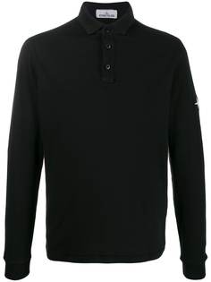 Stone Island рубашка-поло с длинными рукавами