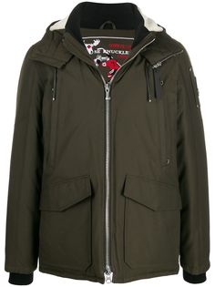 Moose Knuckles куртка Millstream с нашивкой-логотипом