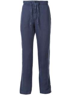 120% Lino straight-leg drawstring trousers