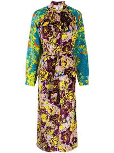 Anntian all-over print shirt dress