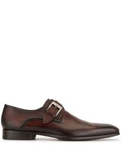 Magnanni perforated detail monk shoes